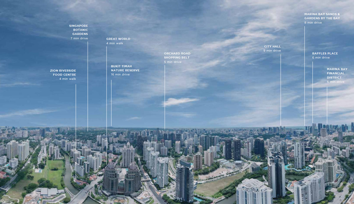 Zion Havelock Residences location Map